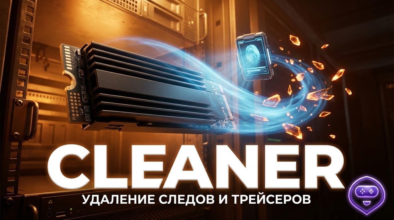 Очистка следов бана клинером перед запуском спуфера